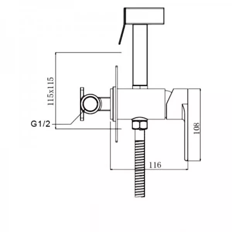 GAPPO Гігієнічний душ G7299-20
