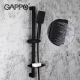 GAPPO Душовий гарнітур G8013, чорний