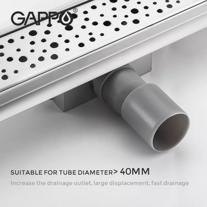 GAPPO Душовий канал G85007-2, 70х500 мм, нержавіюча сталь