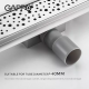 GAPPO Душовий трап G87007-2, 70х700 мм, нержавіюча сталь