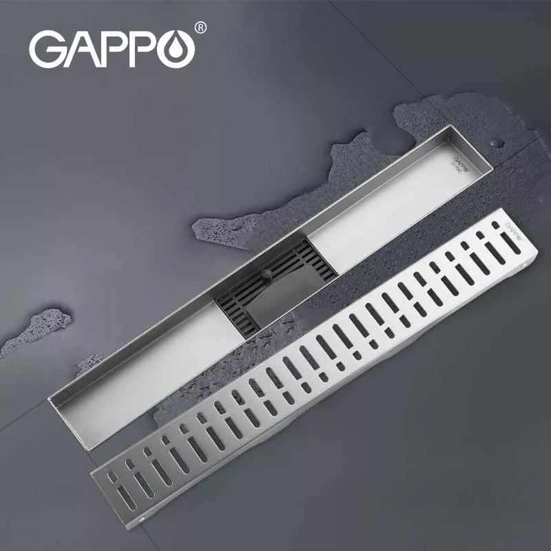 GAPPO Трап для душу G88007-3, 70х800 мм, нержавіюча сталь