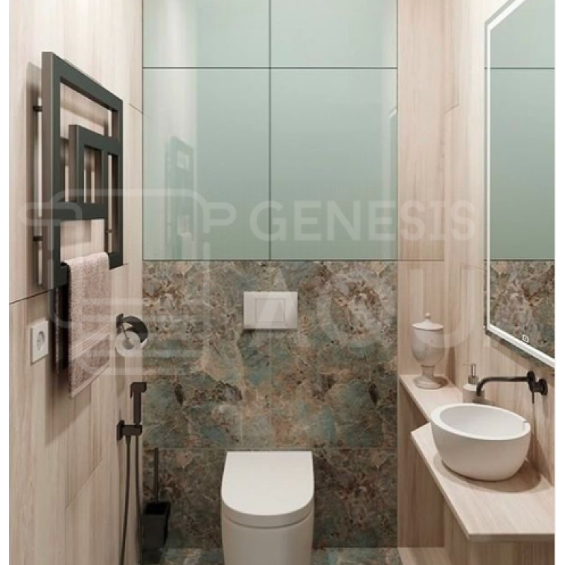 Genesis-Aqua Сушка для рушників Onix Водяний 530x530x3 (GA-3201)