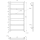 Genesis-Aqua Сушка для рушників Minimal Електричний 100x53x3 (GA-6005)