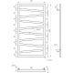 Genesis-Aqua Сушка для рушників Genesis Електричний 100x53x3 (GA-7005)
