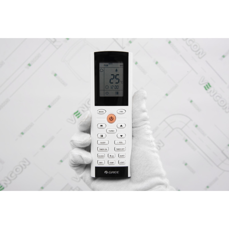 GREE Кондиціонер спліт-система Lomo GWH12QC-K6DND2D Silver
