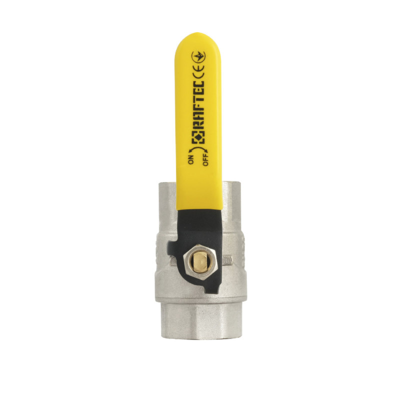 Raftec Кран кульовий YELLOW DN20 (3/4’’) ВВ ручка GRH2