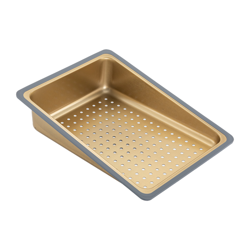 GAPPO мийка GS 7547-13 мийка PROFI 750*470 змішувач+сифон+ коланд.+дозатор+омивач склянк. (GOLD) {1/1} (GS7547-13)
