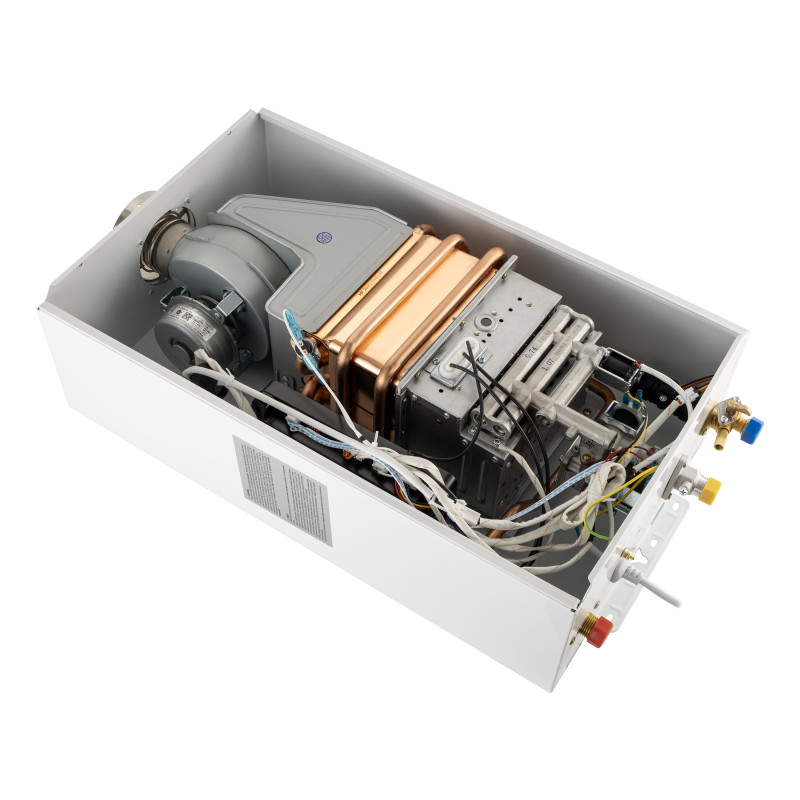 Комплект газова колонка ARDESTO HB02 10л/хв 20кВт турбована Low NOx з димоходом (GWH-HB02-10T-WHITE1)