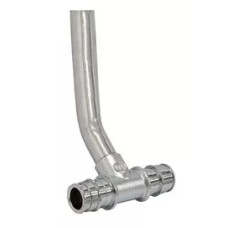 Giacomini Трійник GX з хромованою трубкою, розмір 16x15 (L-300 мм) x16 (GX158X003)