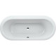 Laufen SOLUTIONS ванна овальна 1800*800*460мм, вбудована версiя, без рами, без панелi, з алюмiн.профiлем для нiжок,