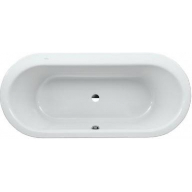 Laufen SOLUTIONS ванна овальна 1900*900*460мм,вбудована версія, із санітарного акрилу,біла,без рами,