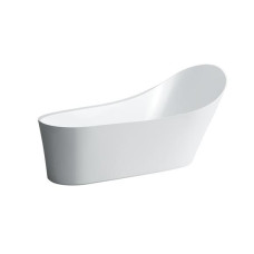 Laufen PALOMBA ванна 1835*960*750*540*900мм, стоїть окремо, Solid Surface/штучний камінь, колір білий,