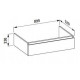 Laufen CASE шкаф 895*520*230/450 мм, с компактным сифоном, белая, (H4052310754631)