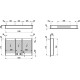 Laufen FRAME 25 шафка 120*75*15см, дзеркальна, (H4088549001441)