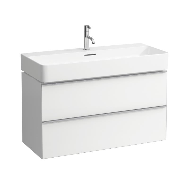 Laufen SPACE тумба 52*93,5*38,5см, для раковини 810287, з 2-ма ящ., бiла, (H4102021601001)