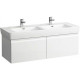 Laufen Pro S тумба под умивальник814968 былий мат., 2 висувних ящика, (H4835710964631)
