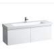 Laufen PRO S тумба 1260*450*390мм,пiд раковину 814968, 2 висувних ящ., 2 внутр. висувних ящ., колiр бiлий матовий, (H4835720964631)