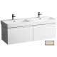 Laufen PRO S тумба 1260*450*390мм,пiд умивальник 814968, 2 висувних ящика, 2 внутр. висувних ящика, колiр 02, (H4835720969991)
