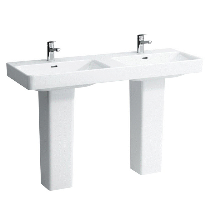 Laufen PRO Sумивальник двійний(1300х460) з одним отвором, білий, (H8149680001041)
