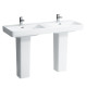 Laufen PRO Sумивальник двійний(1300х460) з одним отвором, білий, (H8149680001041)