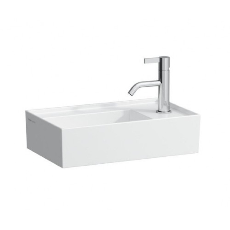 Laufen KARTELL раковина 46*28см, асиметрична, з отвором пiд змiшувач праворуч, (H8153340001111)