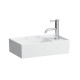 Laufen KARTELL раковина 46*28см, асиметрична, з отвором пiд змiшувач праворуч, (H8153340001111)