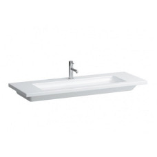 Laufen LIVING SQUARE раковина 130*48см, з 1-м отв. пiд змiшувач посерединi, з отв. переливу, (H8164360001041)
