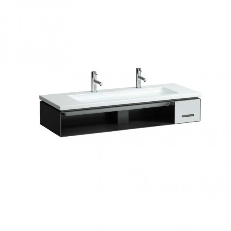 Laufen LIVING SQUARE раковина 1300*480мм, 2 отвори під змішувач, злив-перелив, (H8164360001071)