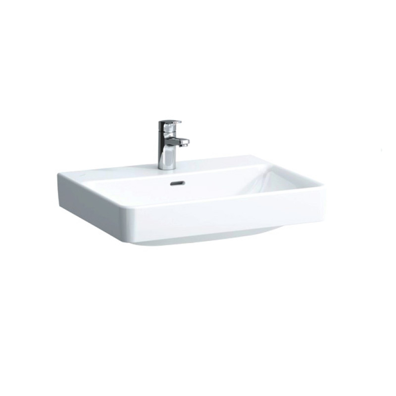 Laufen PRO S раковина 600*465,з отвором під змішувач, з переливом, біла, (H8169630001041)
