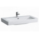 Laufen PRO S раковина 850*460мм, монтується зверху, 1 отв.для змішувача, відшлифована нижня поверхня, колір білий, (H8169650001041)