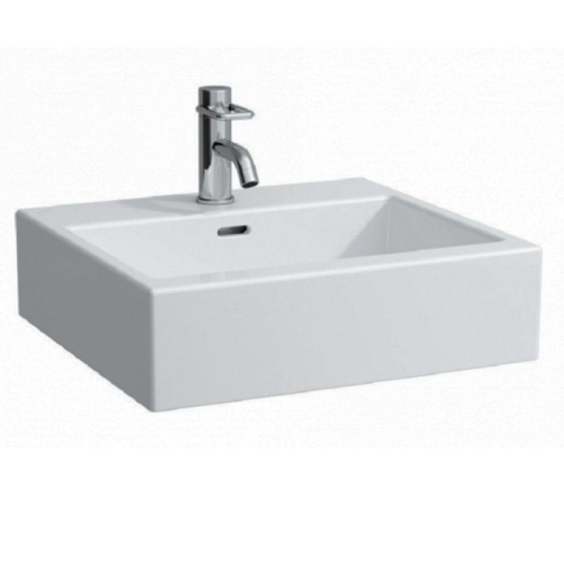 Laufen LIVING CITY раковина 500*4600мм, з 1-м отв. пiд змiшувач, з отвором переливу, монт. зверху, (H8174310001041)