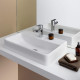 Laufen PRO S Compact умивальник 55*38см, з 1м отв. пiд змiшувач, без отв. переливу, вiдшлiфована нижня поверхня, монт. зверху, (H8179580001561)