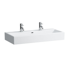 Laufen LIVING CITY умивальник 155*460*1000мм, з 2ма отворами пiд змiшувач, вiдстань 400мм, (H8184370001071)