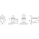 Laufen Унітаз-біде CLEANET NAVIA консольний rimless з кришкою soft-close (H8206014000001)