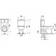 Laufen PRO Унитаз, (H8249580000001)