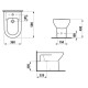 Laufen PRO Біде 360 * 580 * 400, (H8329510003041)