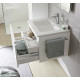 Laufen PRO S комплект тумба+умивальник 80*50см (8179650001041+4834710964641) (колiр бiлий глянець), (H8609634751041)