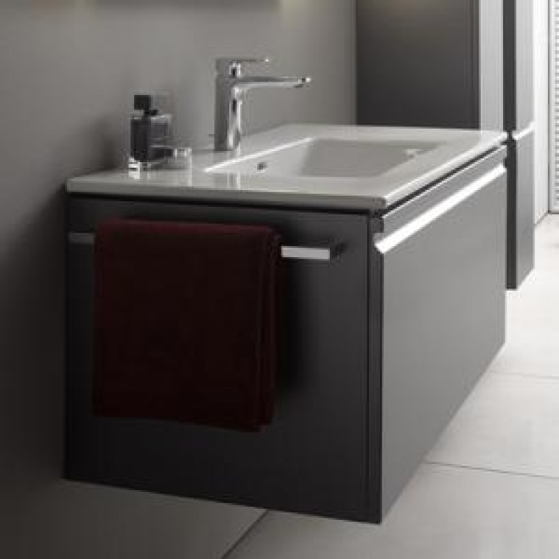 Laufen PRO S тумба 100*50см, з раковиною, з 1м отв. пiд змiшувач посерединi, з висувн. ящ., з внутр. висвун. ящ., колiр венге, (H8609664231041)