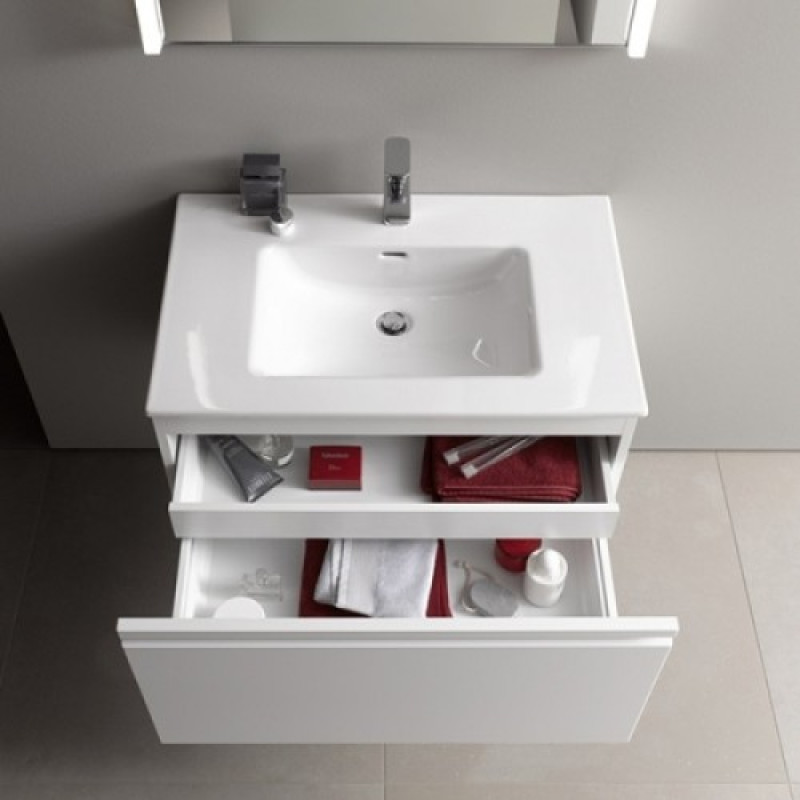 Laufen PRO S тумба 100*50см, з раковиною, з 1м отв. пiд змiшувач посерединi, з висувн. ящ., з внутр. висвун. ящ., колiр венге, (H8609664231041)
