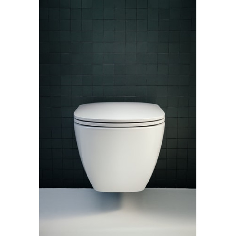 Laufen LUA Rimless унитаз подвесной, в комплекте с сиденьем Slim, (H8660800000001)