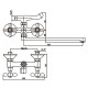 Змішувач для ванни Haiba Dominox 140 (HB0064)