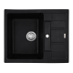 Мийка кухонна Haiba HB8210-G226 Black 620x500x200 (HB0983)