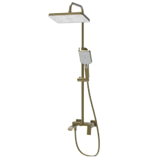 Душова колона зі змішувачем HAIBA GAUDI 009-J BRUSHED GOLD (HB9584)