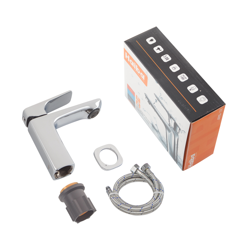 Змішувач для умивальника Haiba Geneva 001 (NUT) (HB9676)