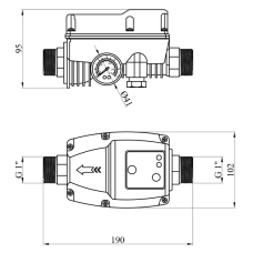 FORWATER насоси Автомат прес-контроль 1,1кВт FORWATER HS-15 {1} (HS-15)
