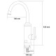 Aquatica Кран-водонагреватель проточный HZ 3.0кВт 0.4-5бар для кухни гусак ухо на гайке (W) AQUATICA HZ-6B143W (9791113)