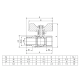 ITAL кран Кран кульовий ITAL PN40 3/4