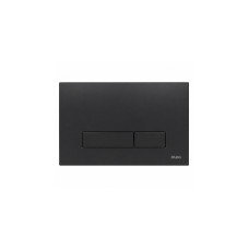 Кнопка змиву подвійна 10 мм для інсталяції FADO Slim Line матова чорна
