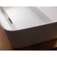 IQUASON/00 Раковина QUADRO ON з литого (штучного) каменю Silkstone, колір білий мат