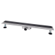ITAL Трап для душу IT02-FT24/700, 700 мм, загартоване скло, Black Glossy